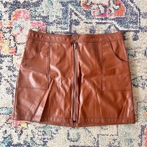 leather skirt!